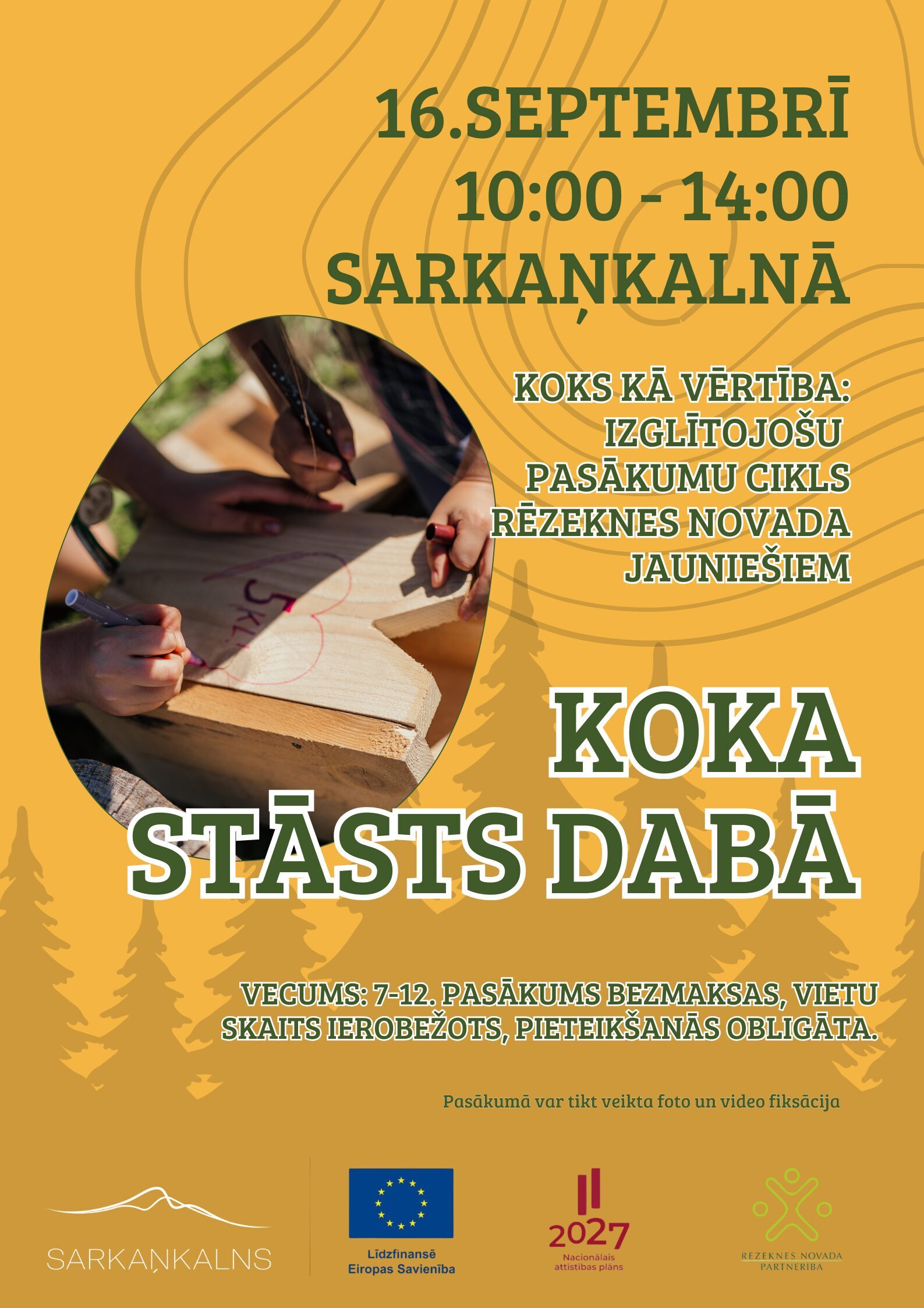KOKS KĀ VĒRTĪBA – IZGLĪTOJOŠS PASĀKUMU CIKLS RĒZEKNES NOVADA JAUNIEŠIEM!